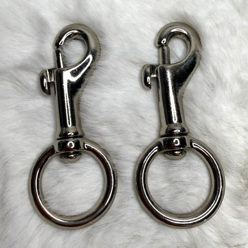 3/4" Natural Nickel Swivel Bolt Snap Nickel snap hooks
